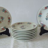 9 dessert plates Pillivuyt Model ORIENT