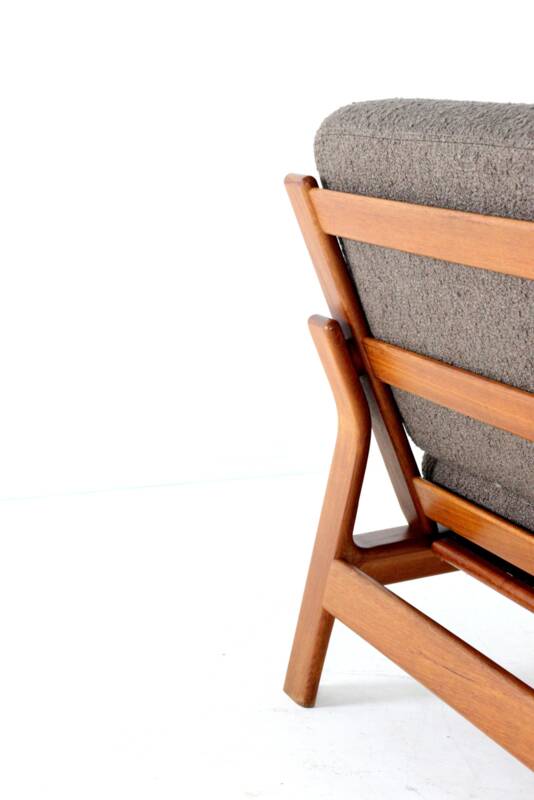 Komfort lounge chair 'Nimtofte' - Brown - danish design in teak
