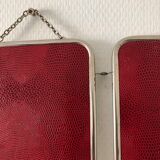 Mirror triptych gooseberries barber 20x49cm vintage 1950