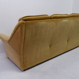 Vintage sofa yellow/gold 1970s