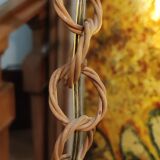 Pair of rattan suspensions 1960s-1970s