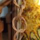 Pair of rattan suspensions 1960s-1970s