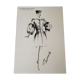 Nice illustration of mode accompanied by a press photograph by guy laroche