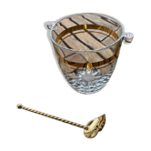 Seau à glace avec sa cuillère à glaçons