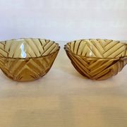 Two bowl cups pavilions Belgium Art Deco