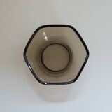 Set of 8 colored glass cups