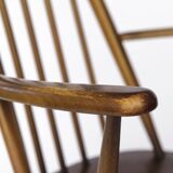 Set of 6 Ercol Quaker Windsor Dining Chairs | 1960s British Mid-Century Mod