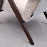 Model B 310 Var armchair in ivory boucle 1960