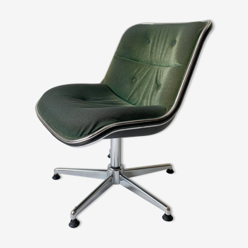 Chrome rotary chair