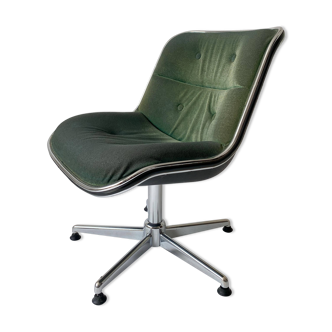 Chrome rotary chair