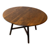 Ercol 1950’s ‘Old Colonial 377”  blue label drop leaf table