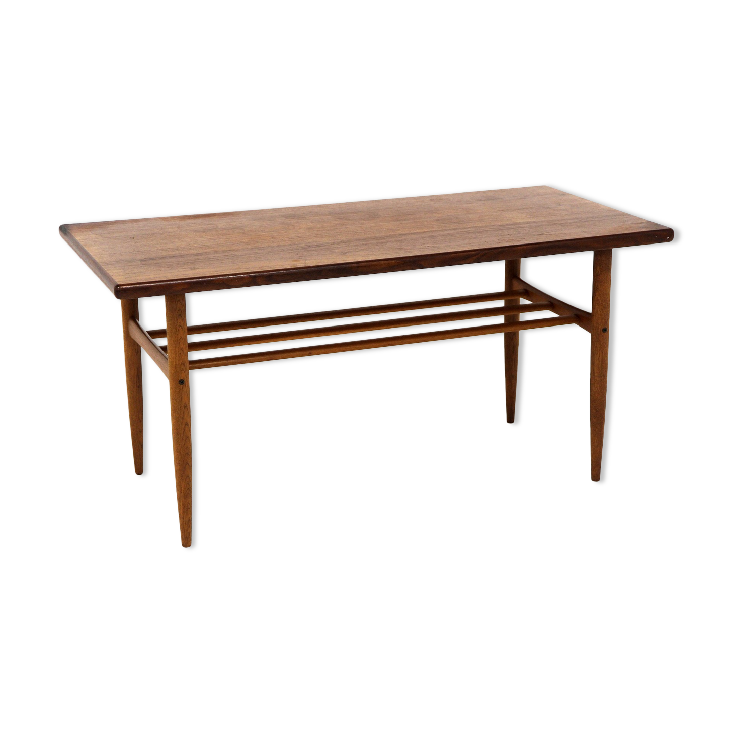 Teak coffee table, Alberts, Sweden, 1950