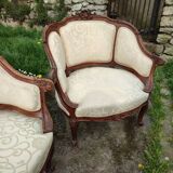 Ensemble de salon de style Louis XV rocaille