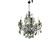 Green Macaroni Crystal Chandelier 1950’s