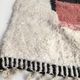 Moroccan Berber carpet Beni Ouarain ecru with colorful patterns 236x139cm