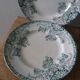 Set of 2 Lebacqz and Bouchart Saint Amand plates, early 20th century