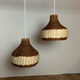 Pair of vintage pendant lights