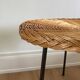 Rattan coffee table by Roberto Mango, Italy 1950s