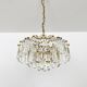 1 de 2 Lustre en verre cristal par J.T. Kalmar