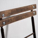 Anciennes chaises de terrasse pliantes (c.1920). Ensemble de 2 pièces #32