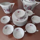 Coffee or tea set in France porcelain