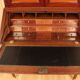 Scriban Bookcase In Solid Mahogany, 18th Century, Louis XVI, Port Furniture