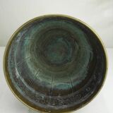 Ancien cache-pot en laiton doré