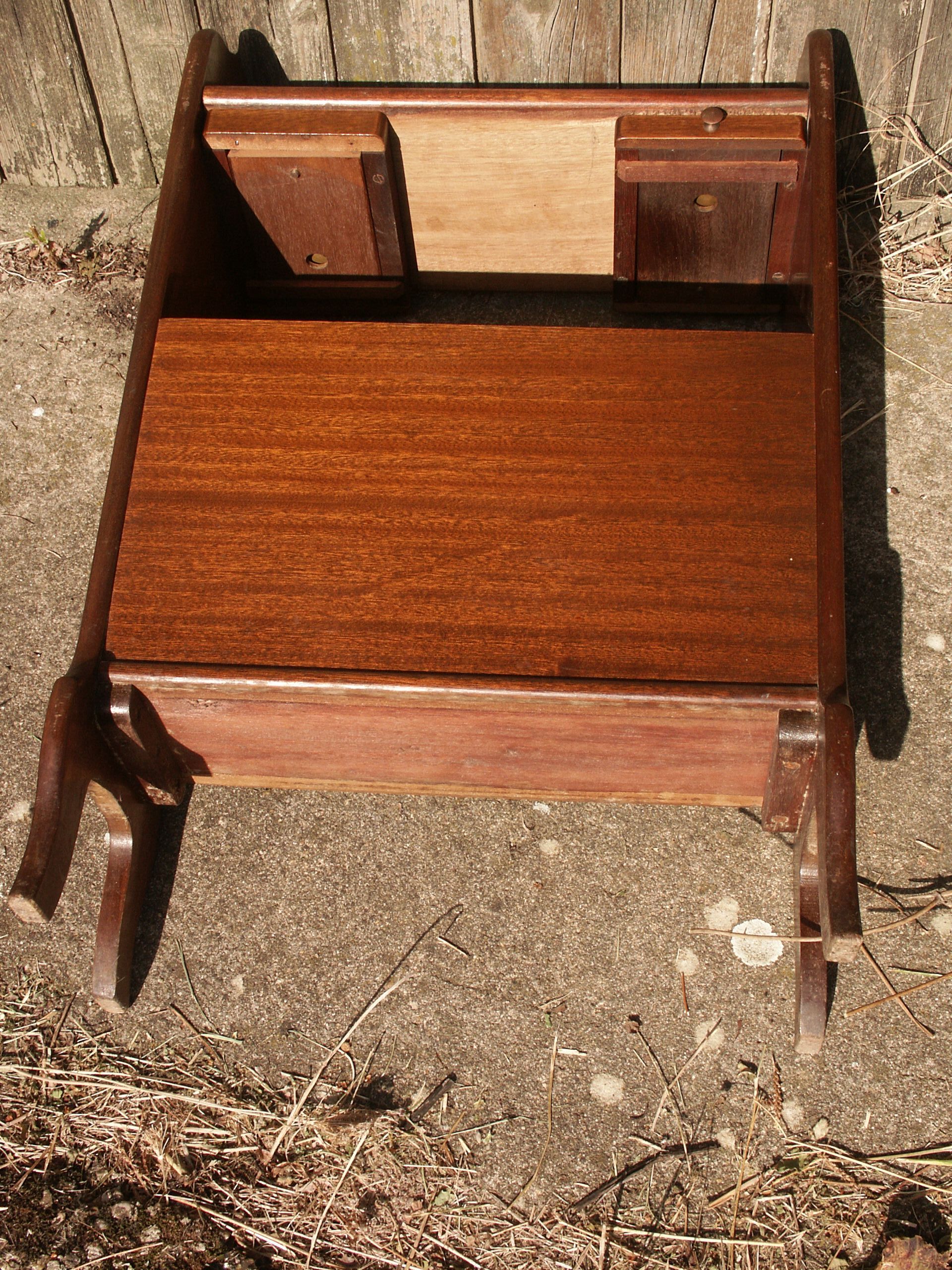 Table door magazines with drawers for laying glasses