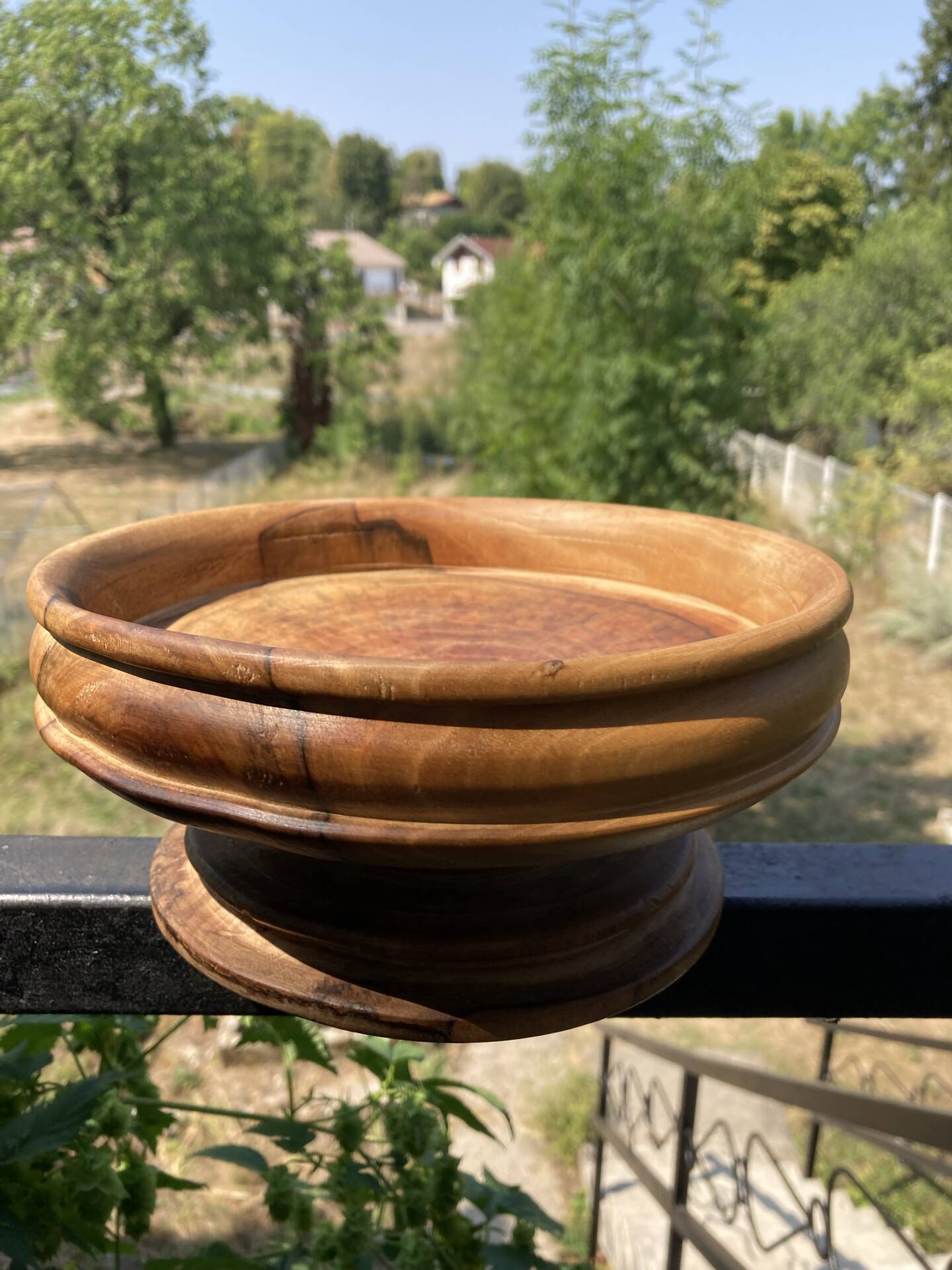Bol en bois tourné artisanat Haut Marnais