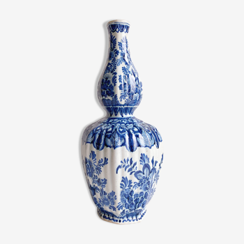 Vase Delft décor blanc bleu
