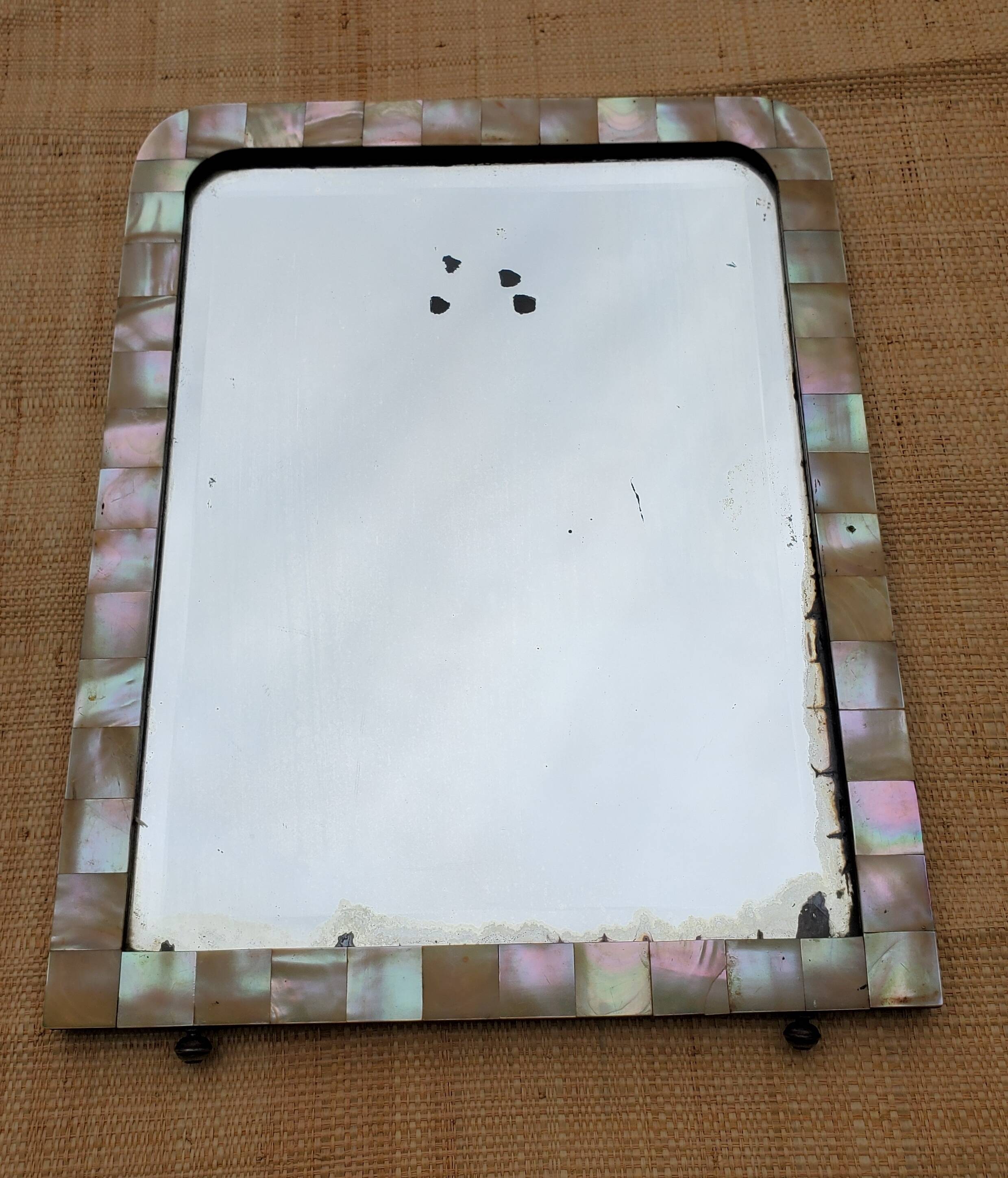 Pearly mirror 24x30cm