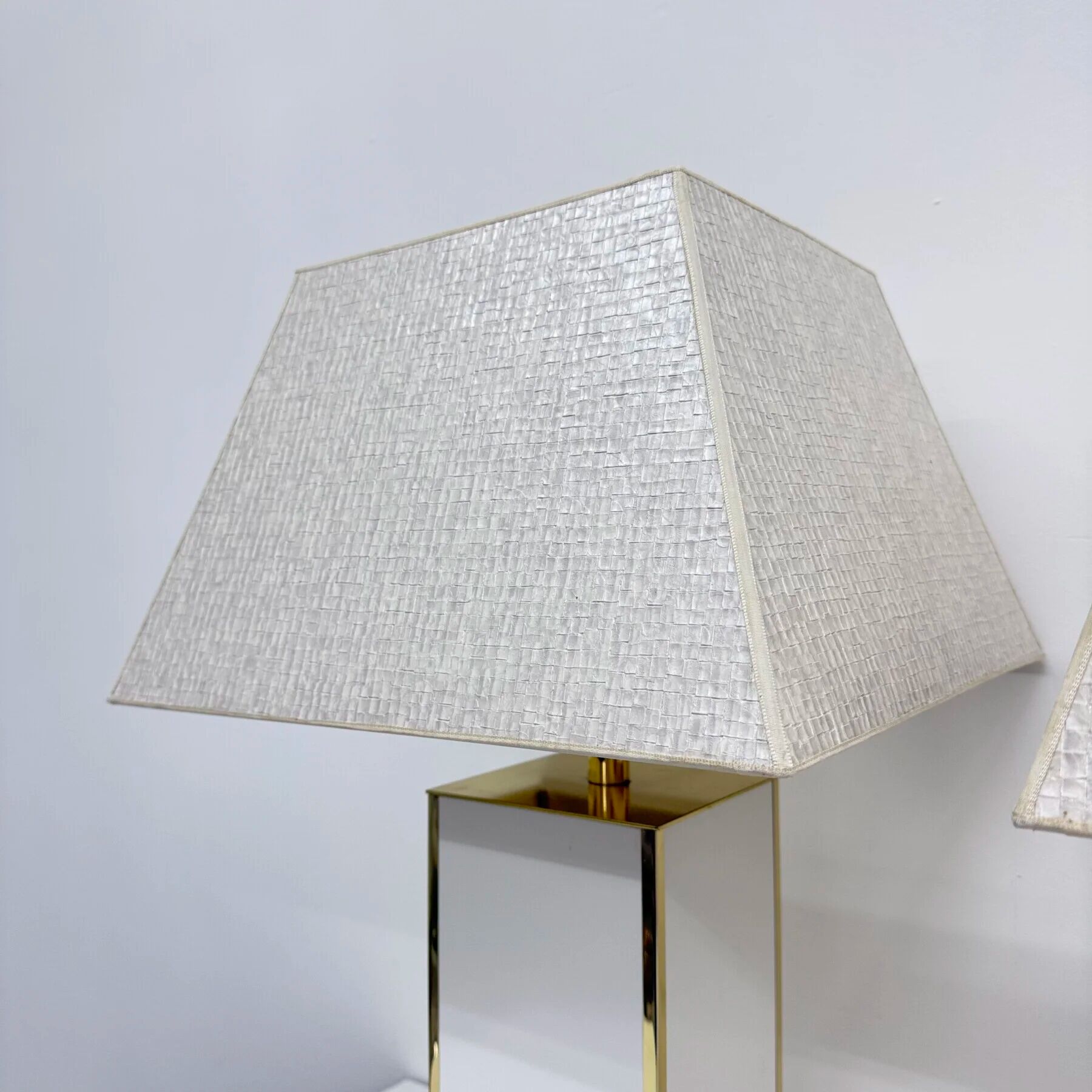 Paire de lampes de table de style Maison Jansen, années 1970