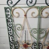 Old wrought iron 2-door gate