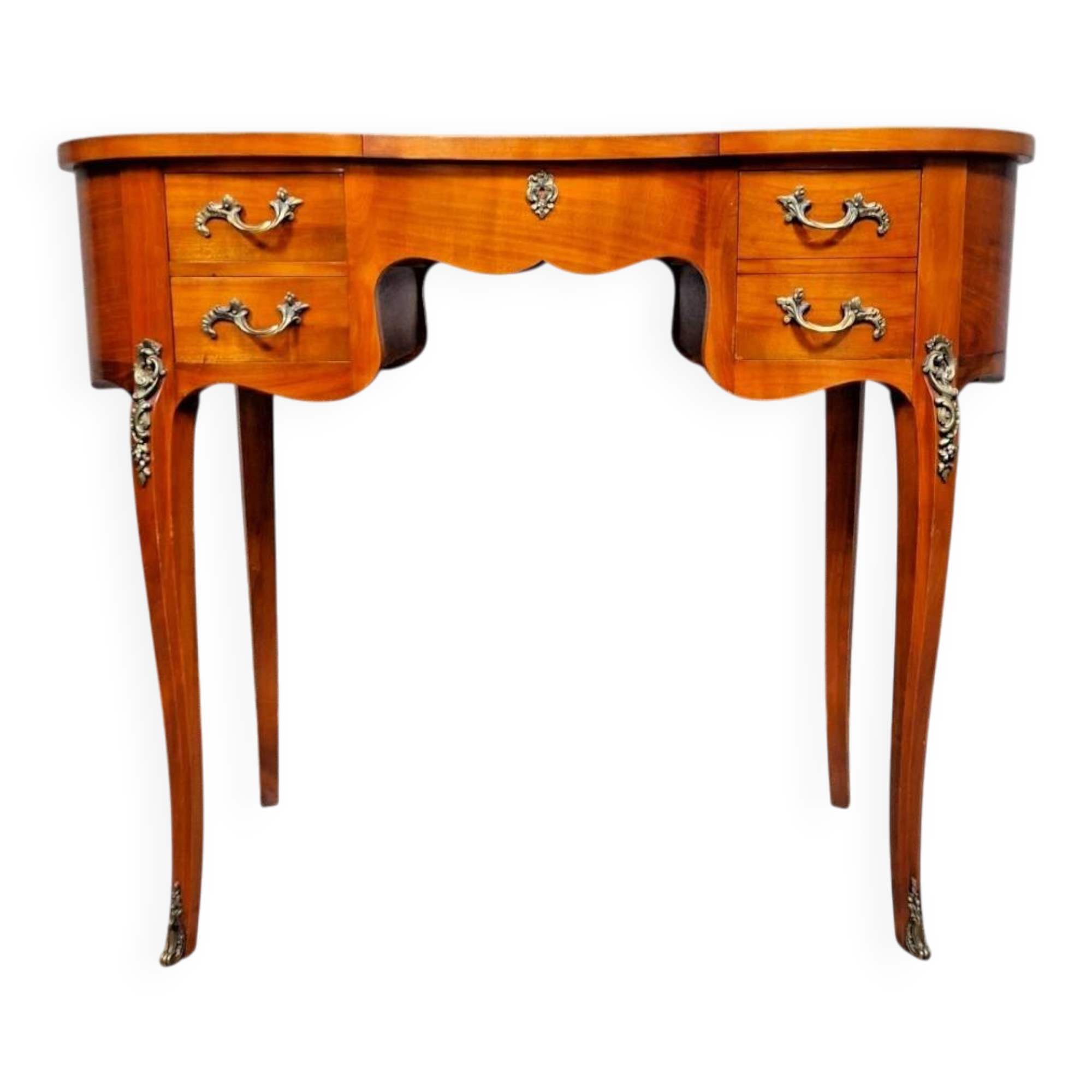 Louis XV style hairdresser in the shape of a bean, elegant and very decorative.