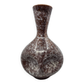 Accolay ceramic vase, signed JT, French, 1950 Vintage