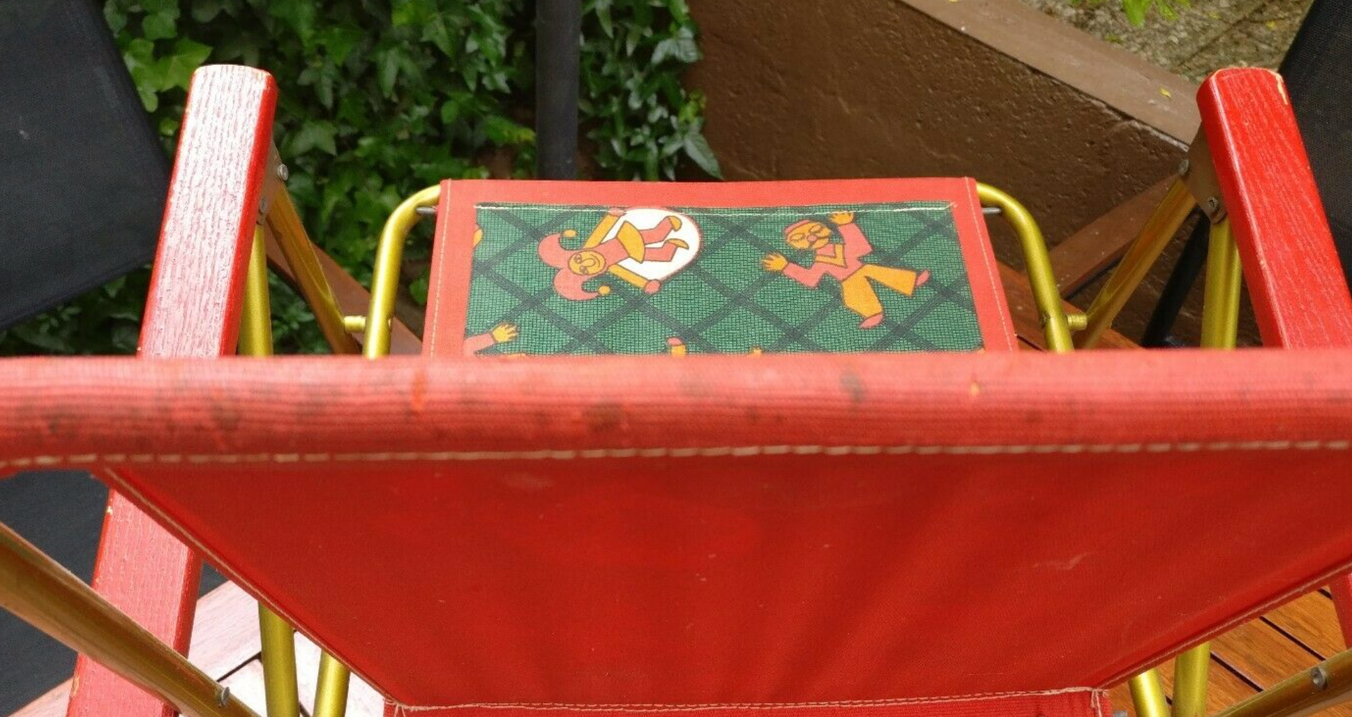 Rocking chair rocking vintage children's flesh