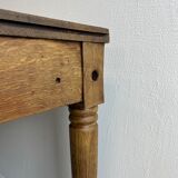 Oak work table, 1850