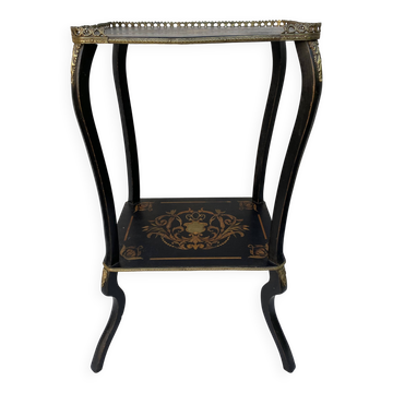 Side table, Napoleon III side table, marquetry