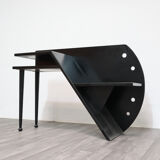 Paolo Pallucco Attr. Panchetta Con Tavolino E Portariviste Postmoderno