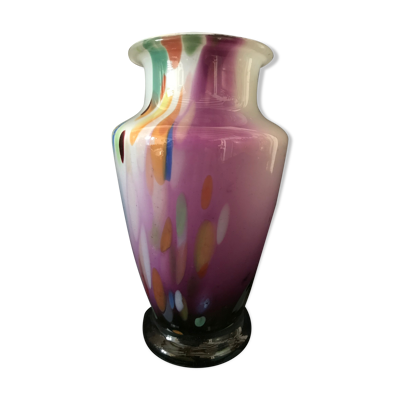 781 Cristal de Paris - sélection MF - vase en cristal soufflé bouche