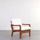Lounge chair by Juul Kristensen and danich teak lounge chair, set of 2