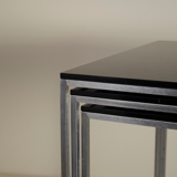 Tables Pk71 Poul Kjærholm pour E Kold Christensen, original design 1957, Danemark