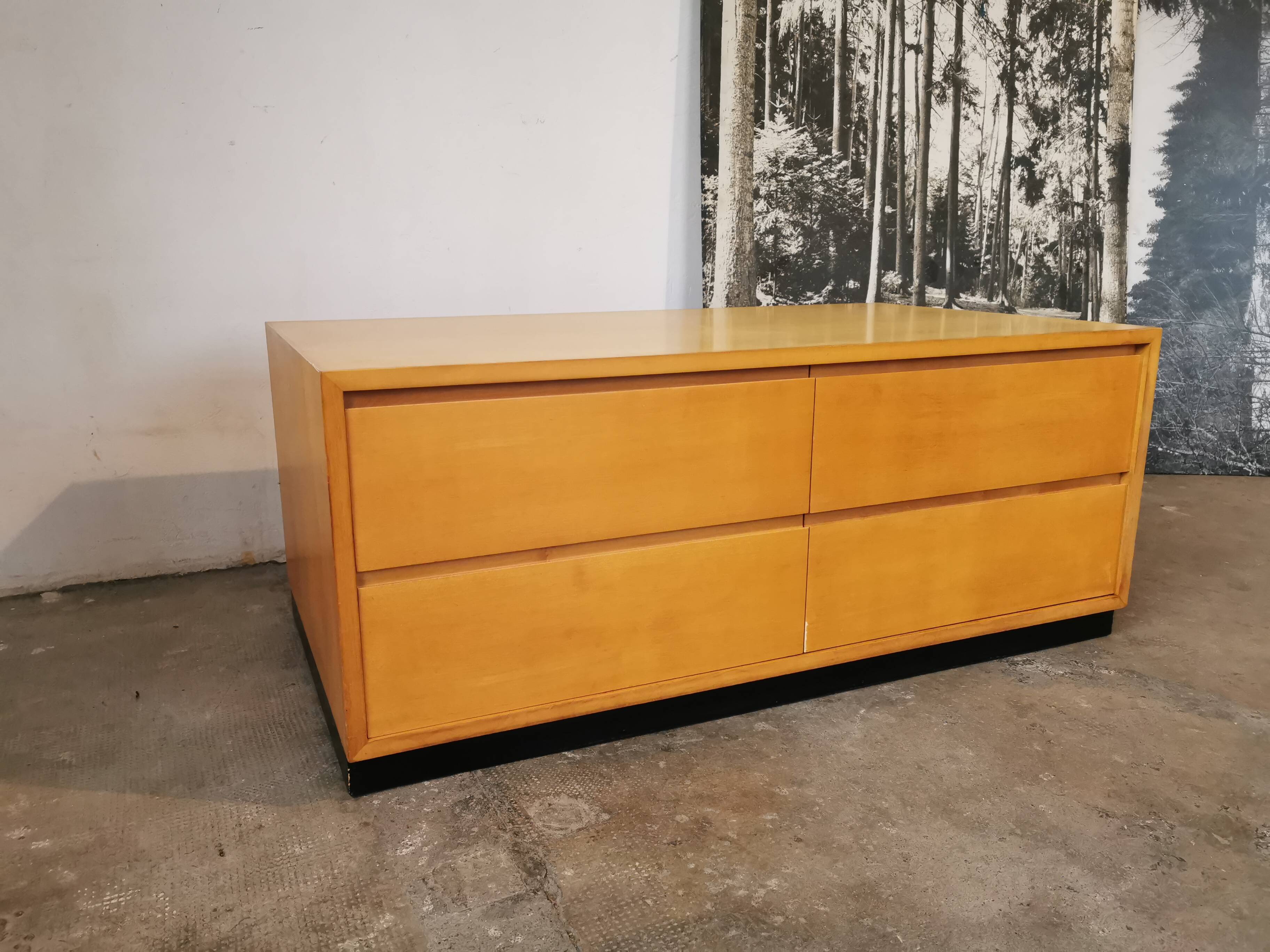 Low cabinet with drawers, wk Mobel