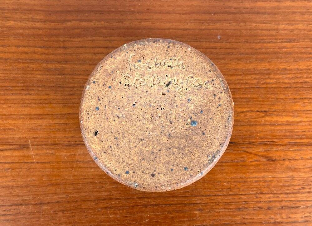 Mid-century Danish studio pottery vase from Salling Pottery, 1960s.