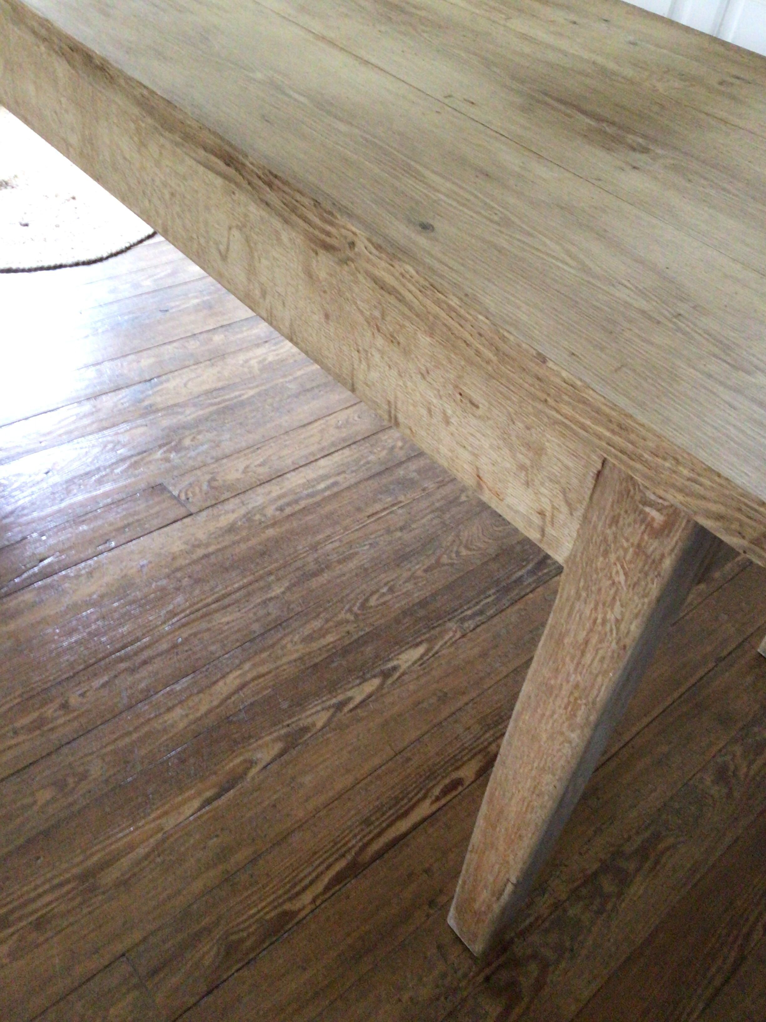 Table de ferme en chêne 1m80