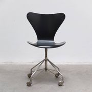 1st edition '3117' swivel desk chair by Arne Jacobsen for Fritz Hansen, 1955