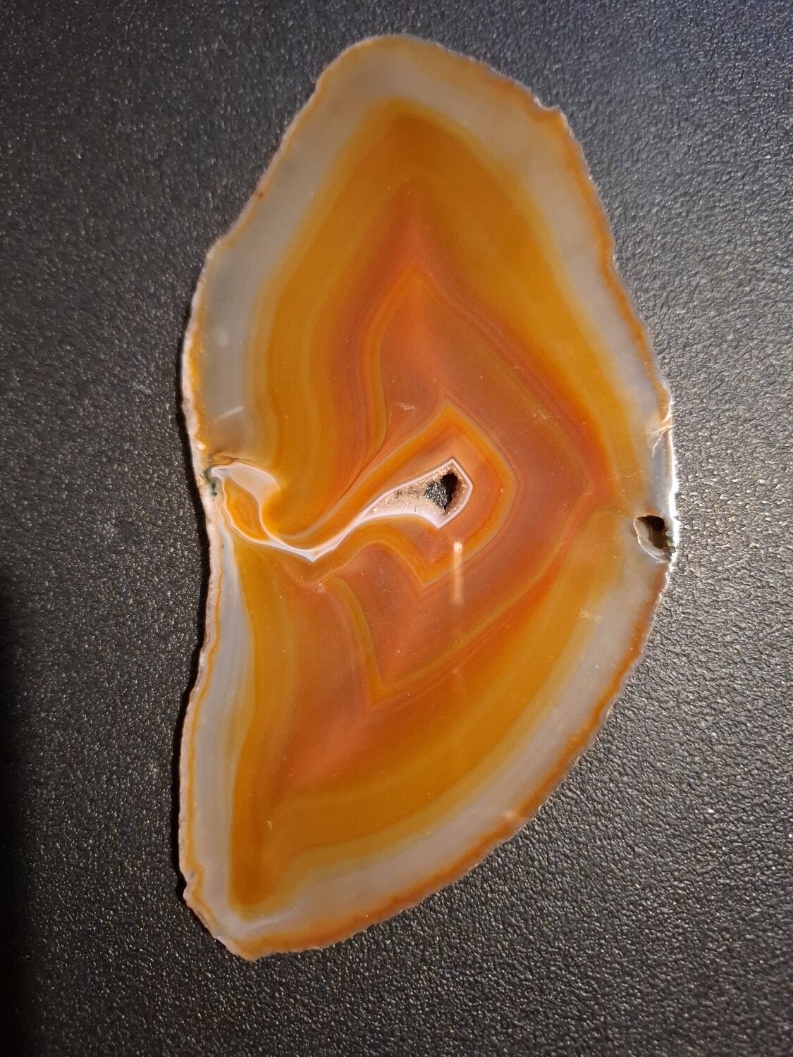 Coaster, slice of agate