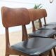 4 Scandinavian chairs by Ib Kofod Larsen | Model 74