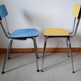 Set of 2 formica chairs