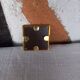 Miroir doré 3,5x3,5cm